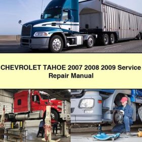 Chevrolet TAHOE 2007 2008 2009 Manual de servicio y reparación