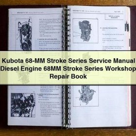 Manual de Servicio Kubota Serie 68-MM Stroke - Motor Diésel