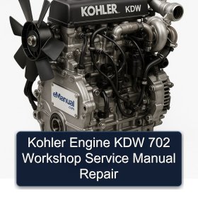 Kohler Engine KDW 702 Workshop Service Manual Repair
