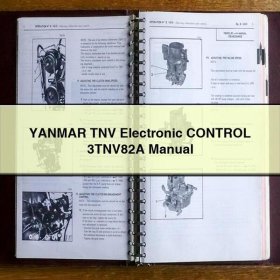 YANMAR TNV Electronic Steuerung 3TNV82A Handbuch