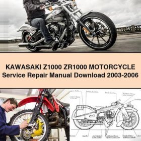 KAWASAKI Z1000 ZR1000 Motorcycle Manual de servicio y reparación 2003-2006