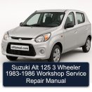 Suzuki Alt 125 3 Wheeler 1983-1986 Workshop Service Repair Manual