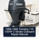1988-1989 Yamaha 115 130HP 2 Stroke Outboard Repair Manual