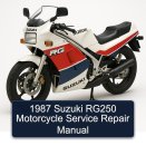1987 Suzuki RG250 Motorcycle Service Repair Manual