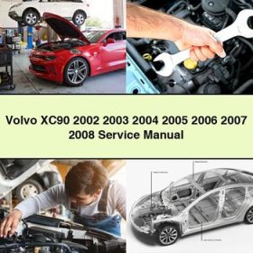 Volvo XC90 2002 2003 2004 2005 2006 2007 2008 Manual de servicio y reparación