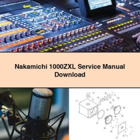 Nakamichi 1000ZXL Service Repair Manual