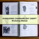 HUSQVARNA CHAINSAW 334T 338XPT Workshop Manual