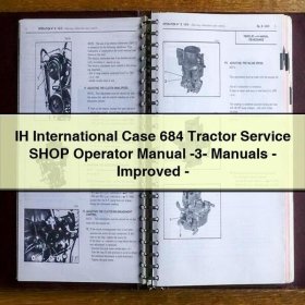 International Case 684 Traktor Werkstatt Handbuch