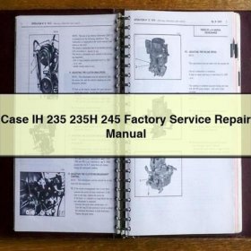 Case IH 235, 235H, 245 Werkstatthandbuch PDF Download
