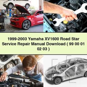 1999-2003 Yamaha XV1600 Road Star Manual de servicio y reparación ( 99 00 01 02 03 )