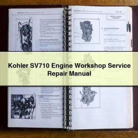 Kohler SV710 Engine Workshop Manual de servicio y reparación