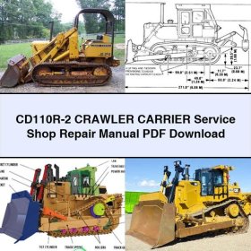 Manual de Reparación para Taller de Servicio de la Retroexcavadora CD110R-2