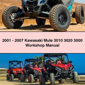 2001-2007 Kawasaki Mule 3010 3020 3000 Workshop Manual