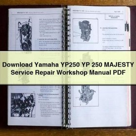 Yamaha YP250 YP 250 MAJESTY Service Repair Workshop Manual