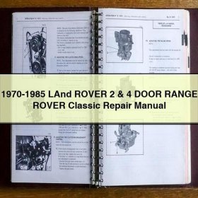 1970-1985 Land Rover 2 & 4 DOOR RANGE ROVER Classic Repair Manual