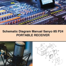 Schematic Diagram Manual Sanyo 8S P24 PORTABLE Receiver