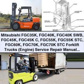 Mitsubishi FGC Forklift Trucks (Engine) Service Repair Manual