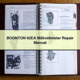 BOONTON 92EA Millivoltmeter Repair Manual