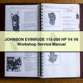 JOHNSON EVINRUDE 115-200 HP V4 V6 Workshop Service Manual PDF Download