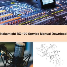 Nakamichi BX-100 Service Repair Manual