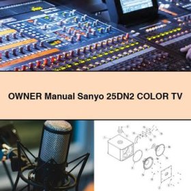 Owner Manual Sanyo 25DN2 Color TV