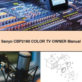 Sanyo CBP2180 Color TV Owner Manual