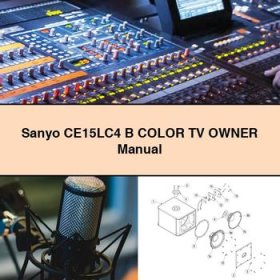 Sanyo CE15LC4 B Color TV Owner Manual