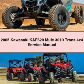 2005 Kawasaki KAF620 Mule 3010 Trans 4x4 Service Repair Manual