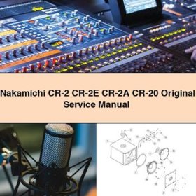 Nakamichi CR-2 CR-2E CR-2A CR-20 Original Service Repair Manual