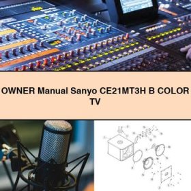Owner Manual Sanyo CE21MT3H B Color TV