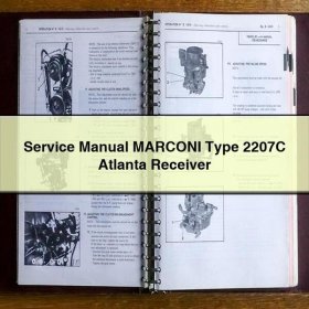 Service Repair Manual MARCONI Type 2207C Atlanta Receiver
