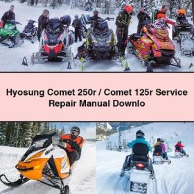 Hyosung Comet 250r/Comet 125r Manual de servicio y reparación Downlo