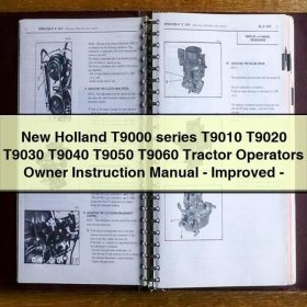 Manual del Operador del Tractor New Holland Serie T9000: T9010, T9020, T9030, T9040, T9050, T9060 (PDF)