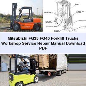 Manual de Servicio y Reparación para Carretillas Elevadoras Mitsubishi FG35 FG40