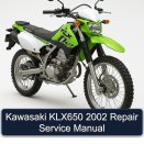 Kawasaki KLX650 2002 Repair Service Manual