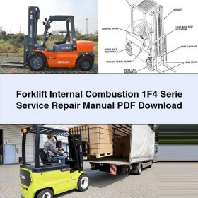 Manual de Servicio y Reparación - Serie 1F4 - Montacargas de Combustión Interna