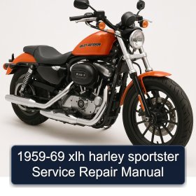 1959-69 xlh harley sportster Manual de servicio y reparación