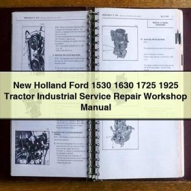 Manual de Servicio y Reparación para Tractor Industrial New Holland Ford 1530, 1630, 1725, 1925