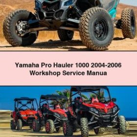 Yamaha Pro Hauler 1000 Werkstatt-Handbuch 2004-2006
