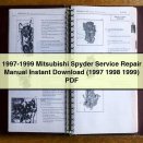 1997-1999 Mitsubishi Spyder Service Repair Manual (1997 1998 1999)