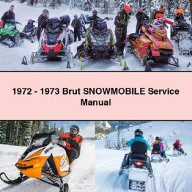 1972-1973 Brut Snowmobile Manual de servicio y reparación