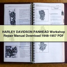 HARLEY DAVIDSON PANHEAD Workshop Repair Manual 1948-1957
