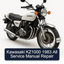 Kawasaki KZ1000 1983 All Service Manual Repair