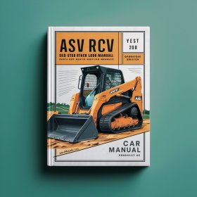 Manuales de Operación, Reparación y Servicio para Cargadora de Orugas ASV RCV Skid Steer