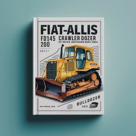 FiatAllis FD145 Raupenbagger Handbuch-Set - Betrieb, Wartung & Reparatur