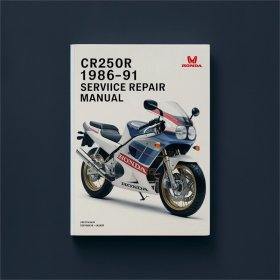 CR250R 1986-91 HONDA Manual de servicio y reparación