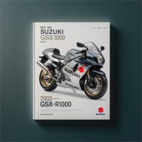 Manual de Servicio y Reparación Suzuki GSX-R1000 2003-2004 (Preview Detallado FSM)