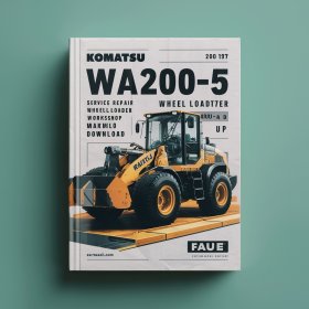 Komatsu WA200-5 WA200PT-5 Wheel Loader Service Repair Workshop Manual (WA200-5 Serial 65001 and up WA200PT-5 Serial 65001 and up )