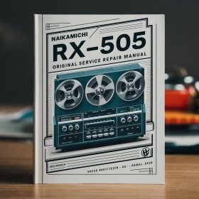 Nakamichi RX-505 Original Service Repair Manual