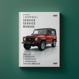Hitachi L19DP04U L19HP04E L19HP04U L22DP04E L22DP04U L22DP04UA L22HP04U Service Repair Manual